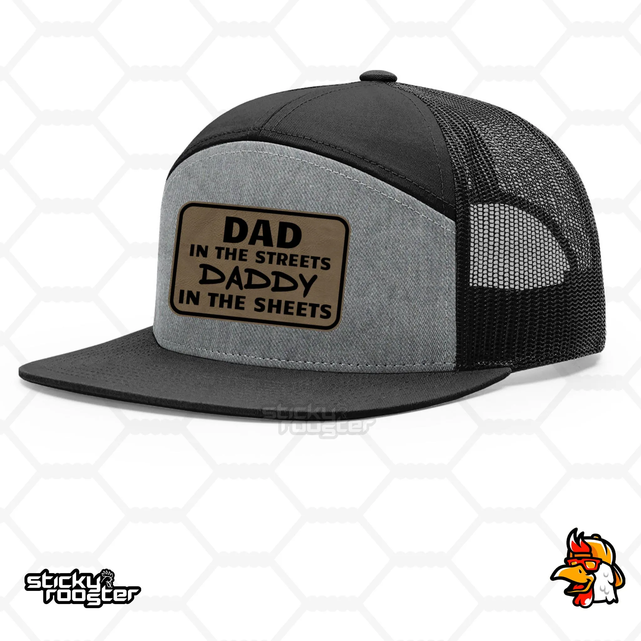 Dad In The Streets Leather Patch hat