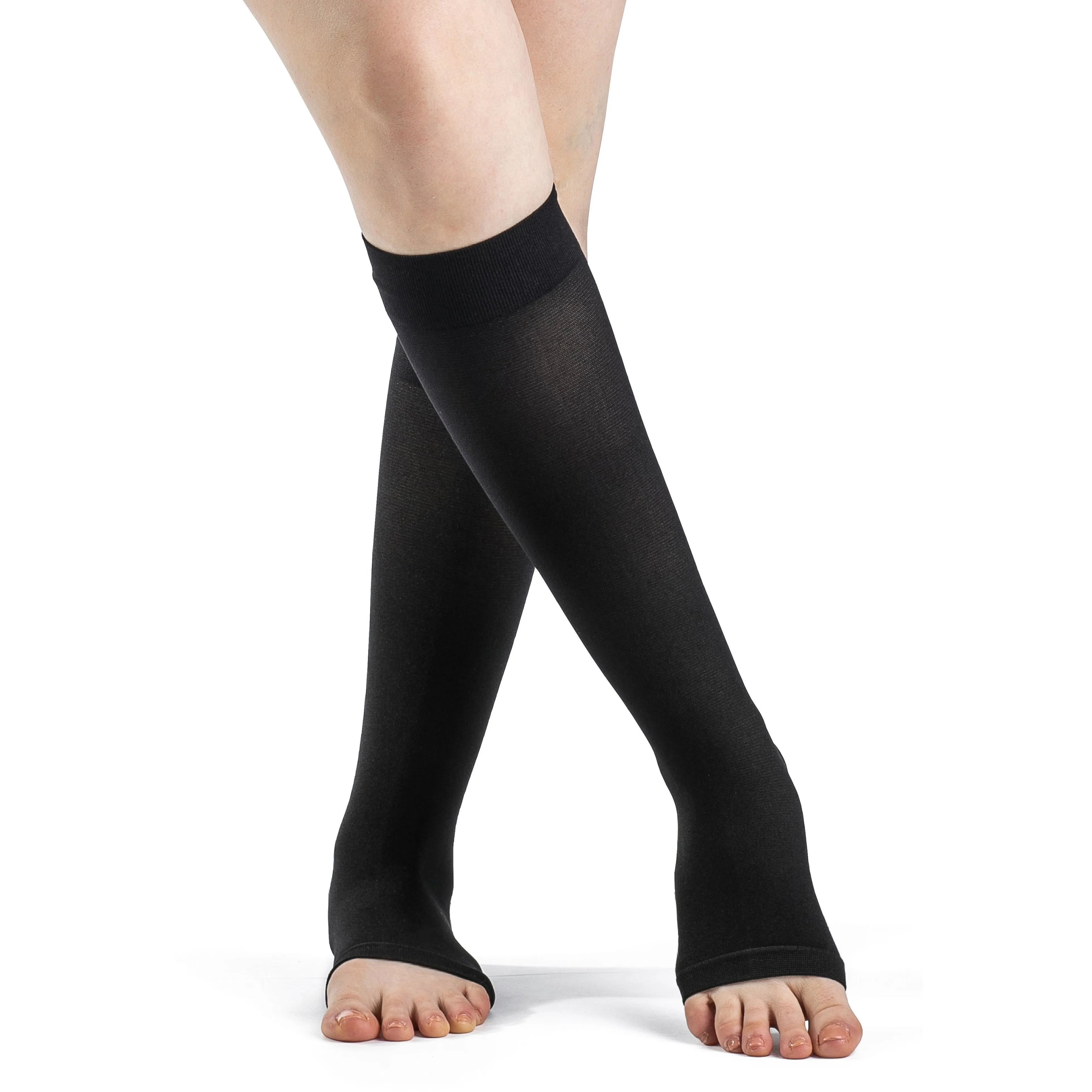 Dynaven Opaque Knee High 20-30 mmHg, Open Toe