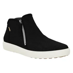 Black Womens Ecco Soft 7 Low Boot - Stylish and Comfortable