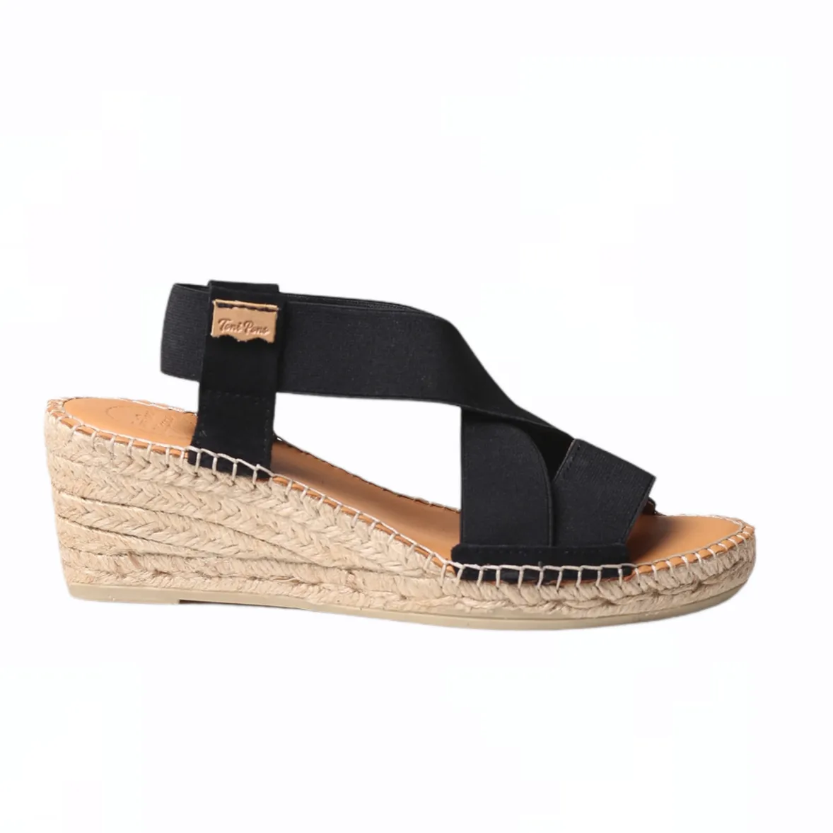 Elastic Fabric Wedge Espadrille for Women - Tina