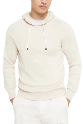 English Ribbed Hooded Sweatshirt