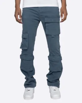 EPTM BACKLOT CARGO PANTS DENIM BLUE