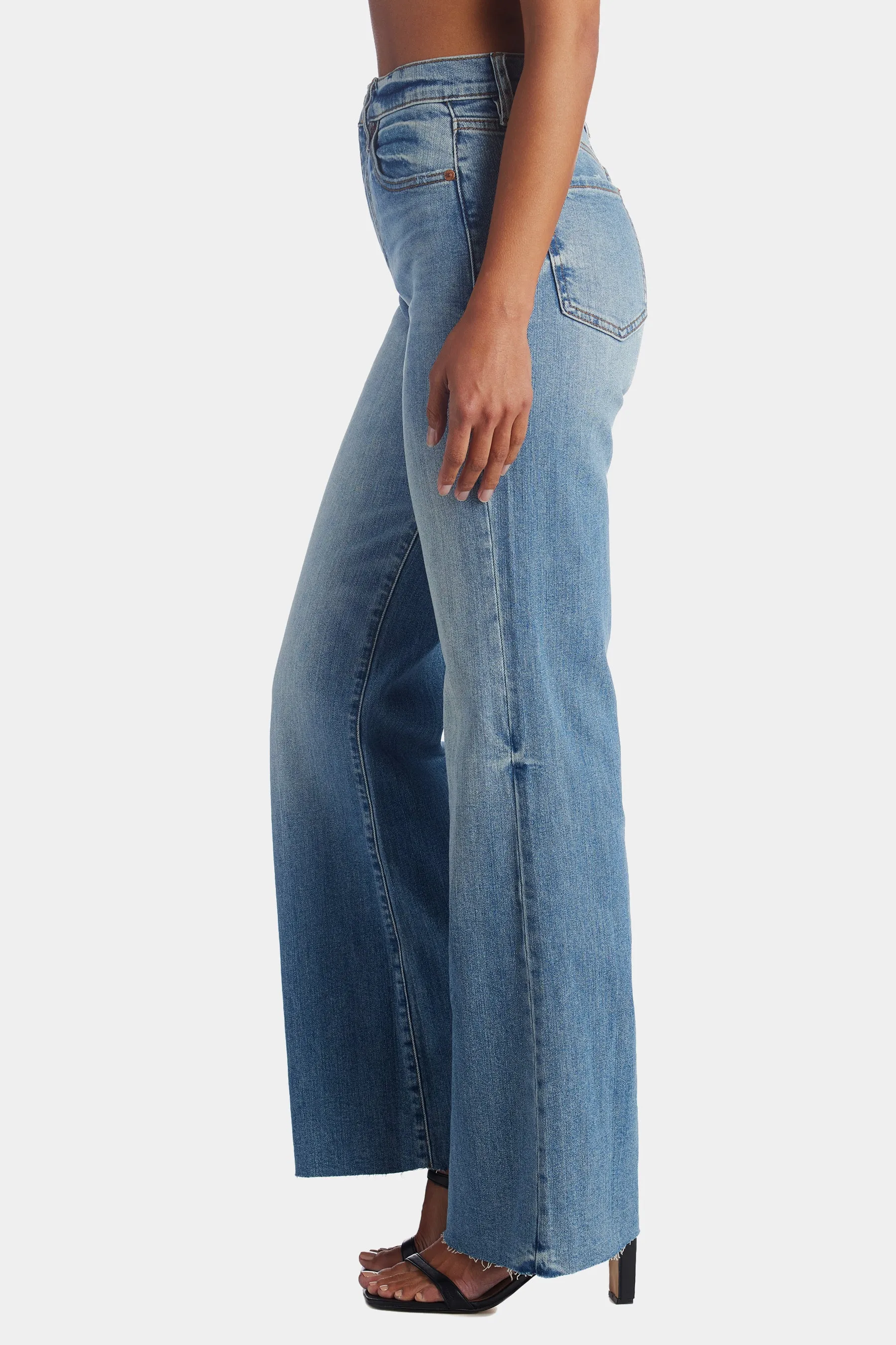 Far Out High Rise Wide Leg Jeans