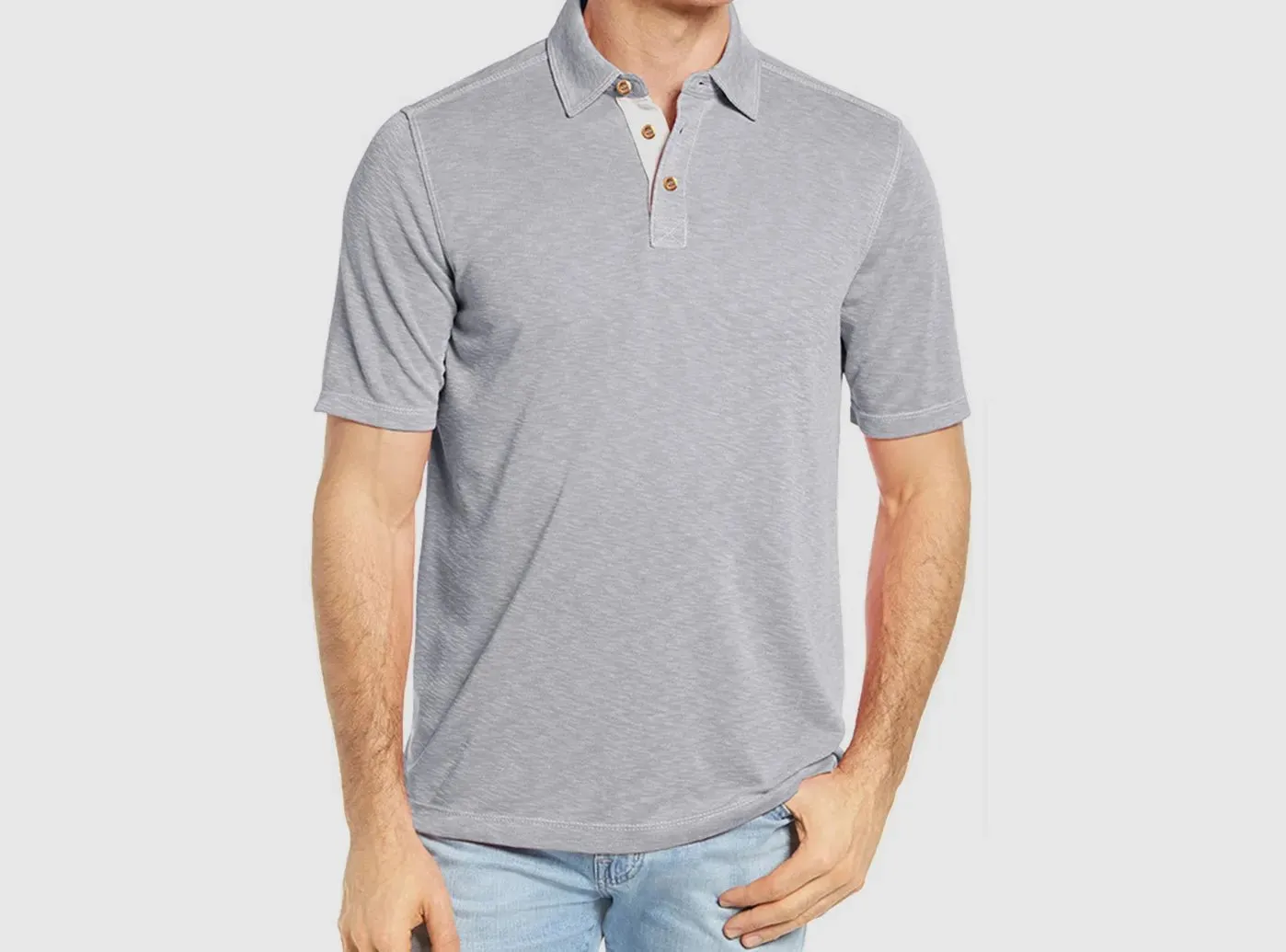 FitVille Men's Breezy Flex Polo V2