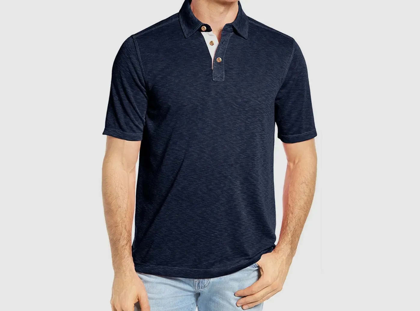 FitVille Men's Breezy Flex Polo V2