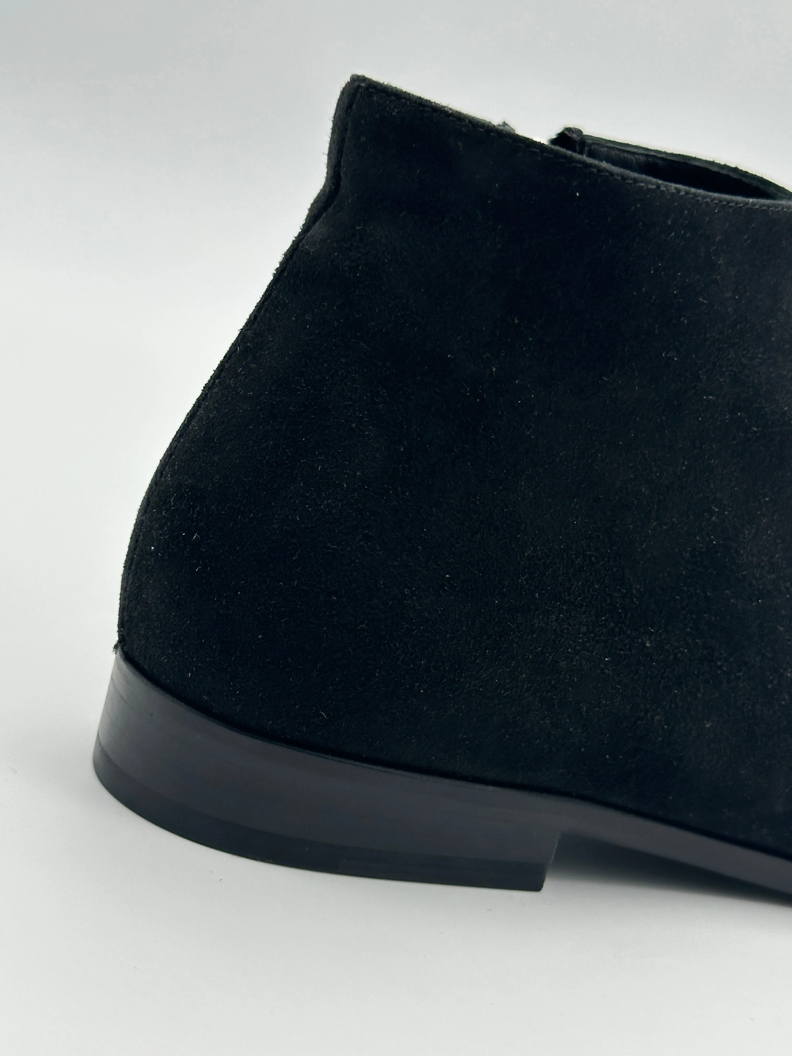 Flat Suede Boots