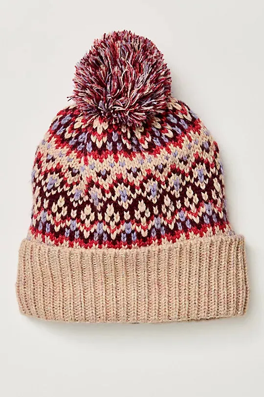 Free People First Frost Fairisle Beanie