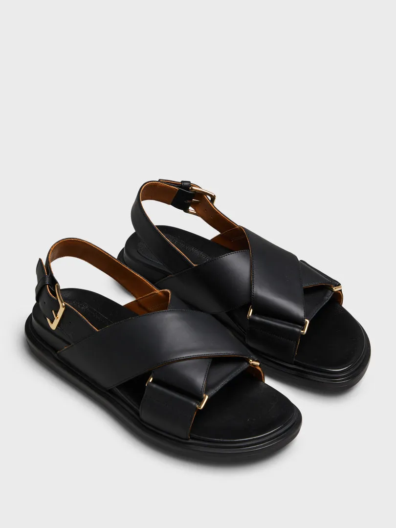 Fussbett Sandals in Black