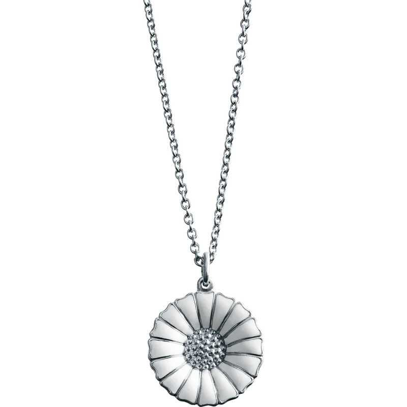 Georg Jensen Daisy Pendant Necklace, Large