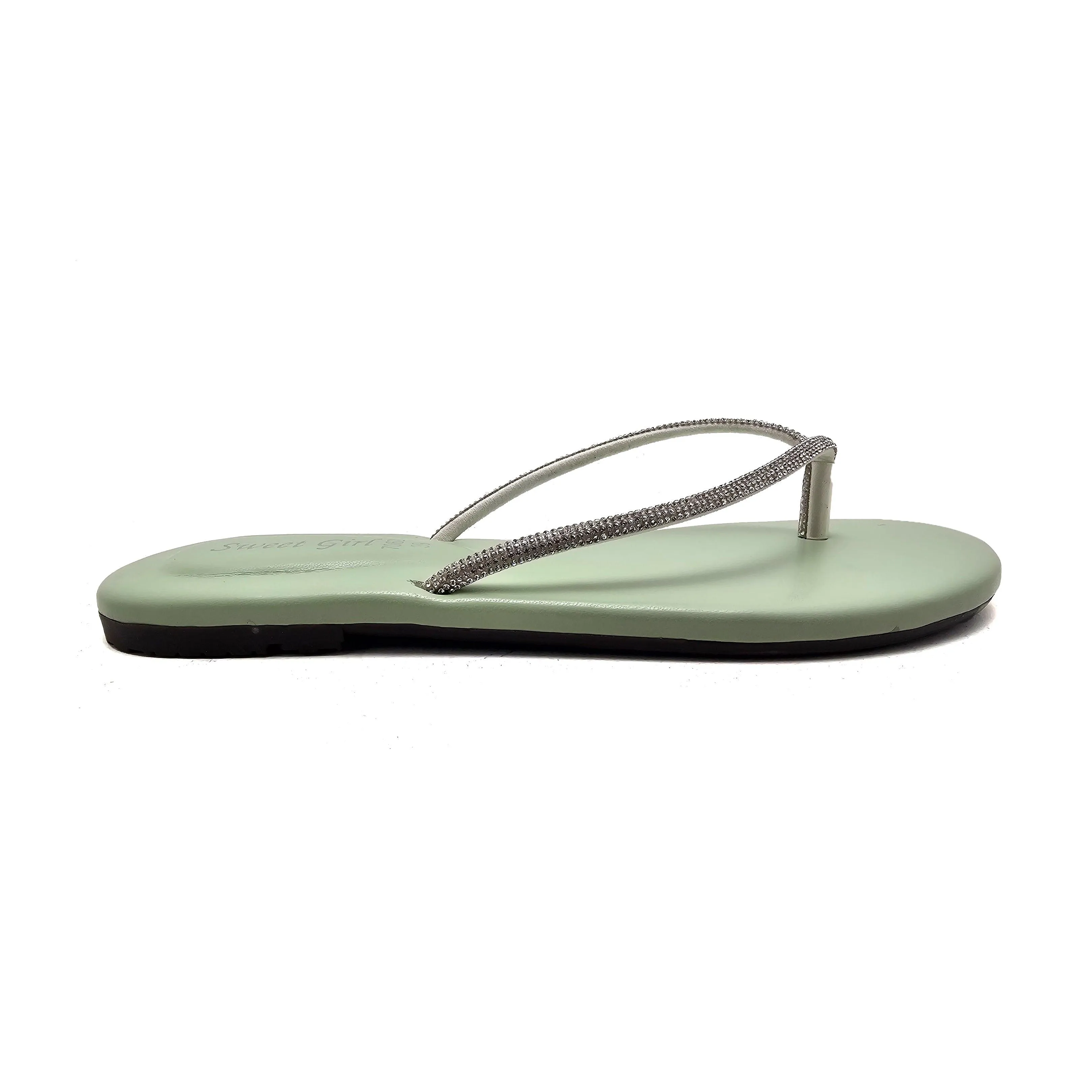 Green Fancy Chappal