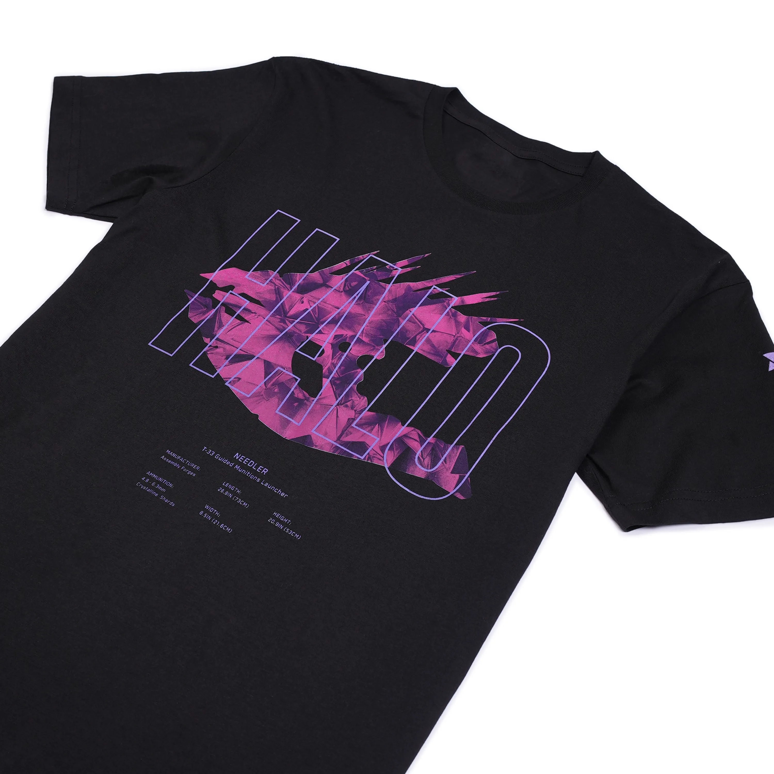 Halo Needler Black Tee