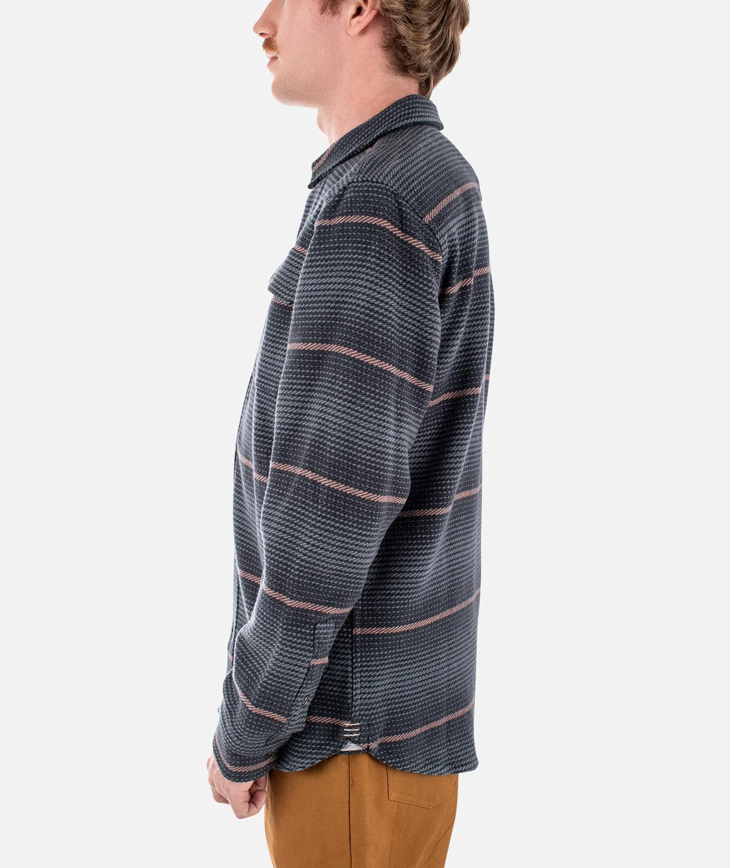 Horizon Flannel - Charcoal