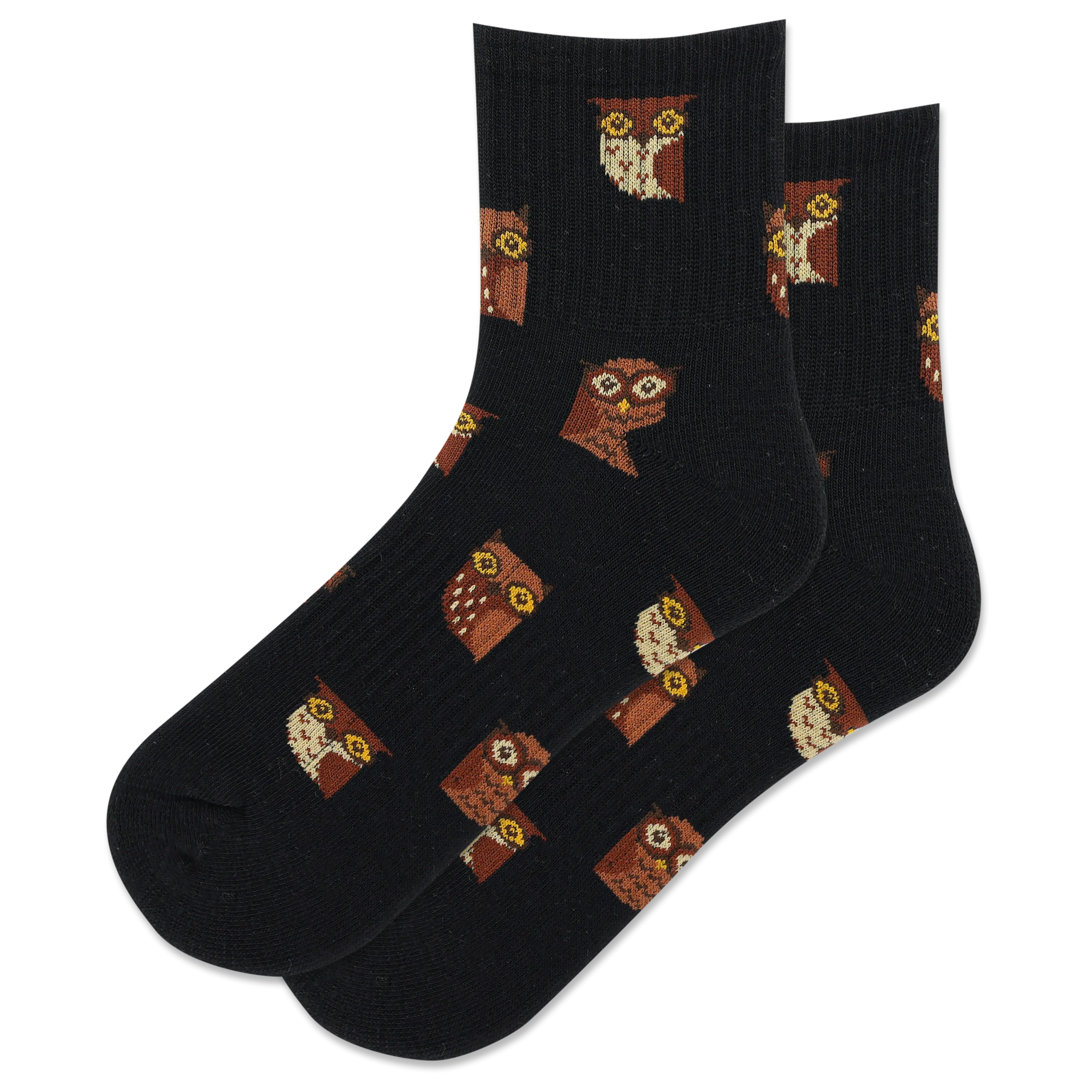 HOTSOX Women's Owl Quarter Ankle Sock