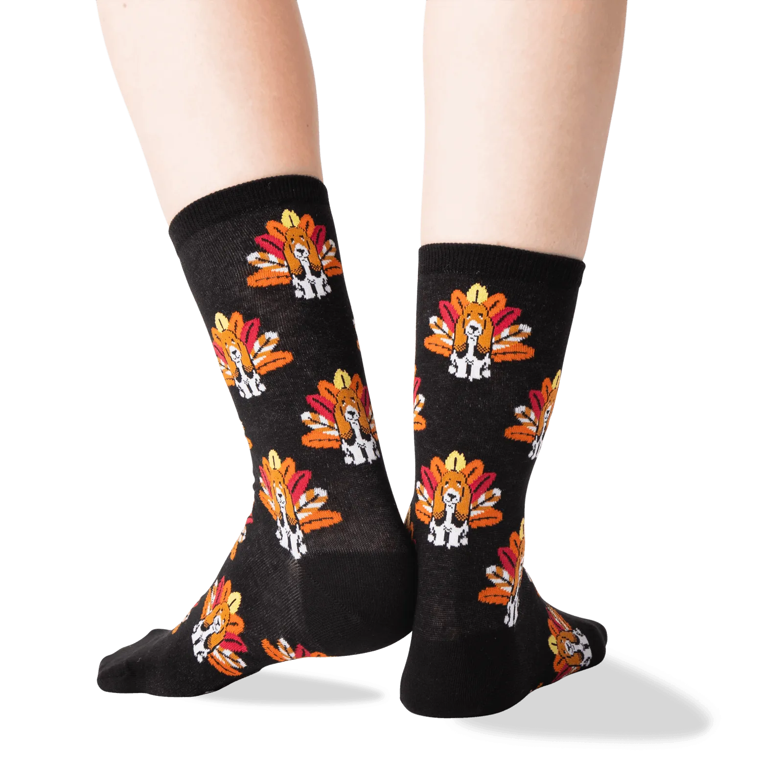 HOTSOX Women's Turkey Dog Crew Socks