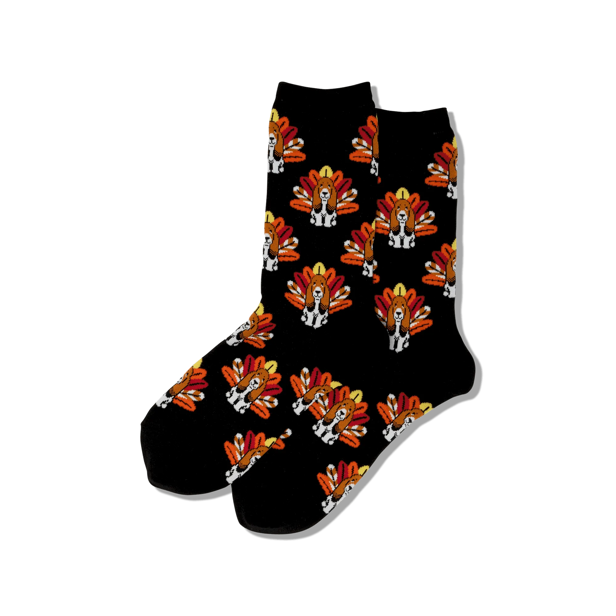 HOTSOX Women's Turkey Dog Crew Socks