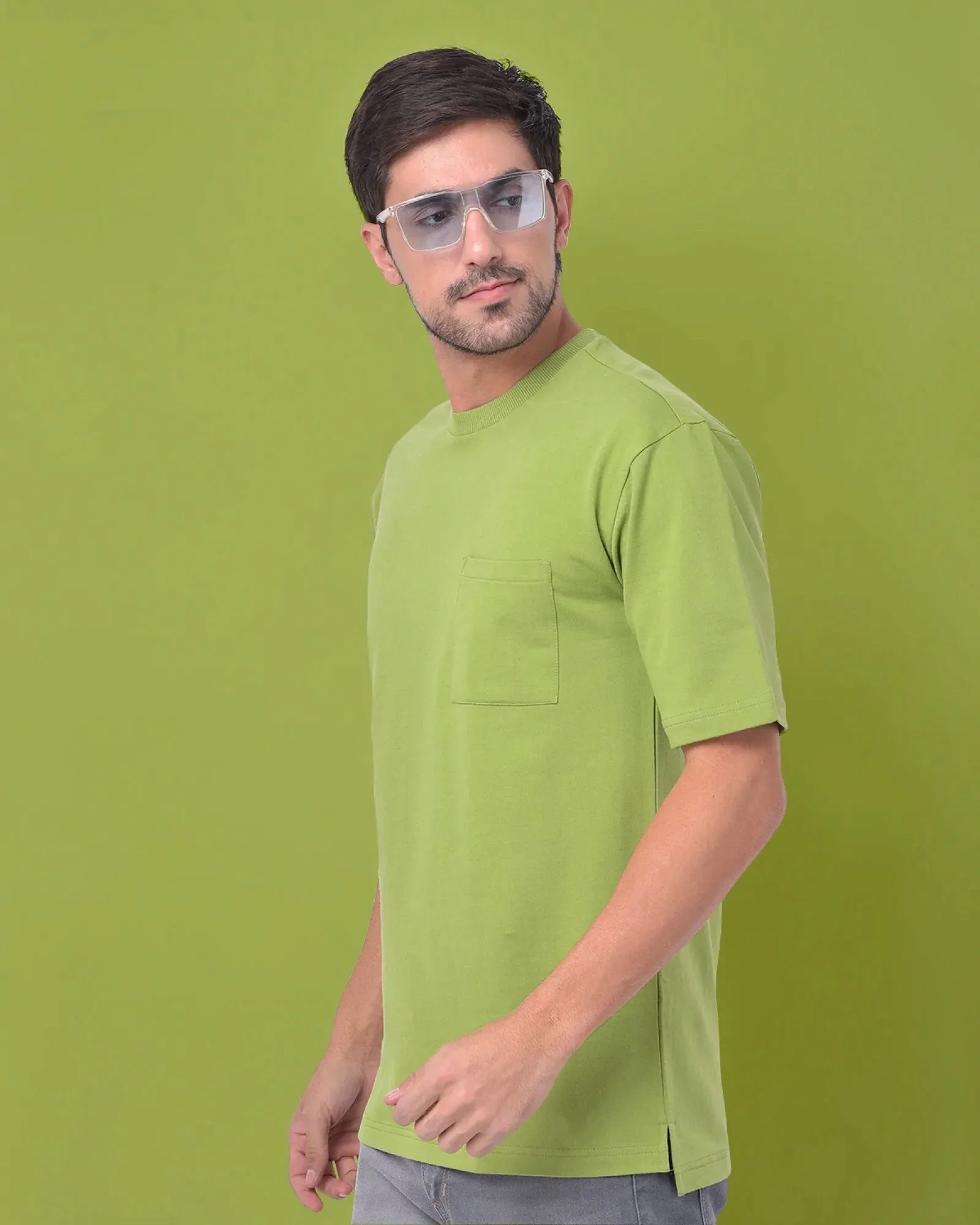 HW Crew: Chartreuse Green