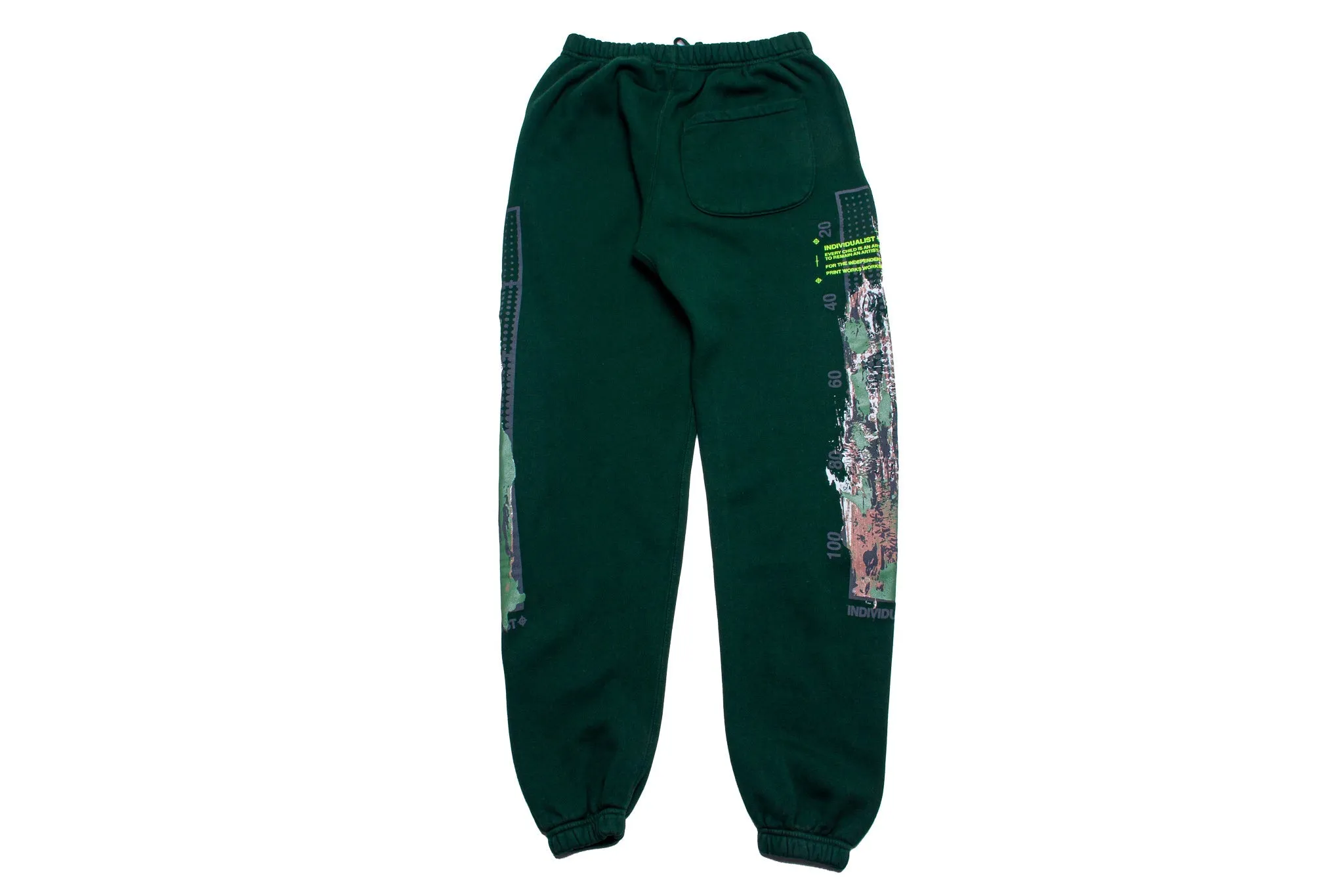 INDVLST Painted Pants "Forest"