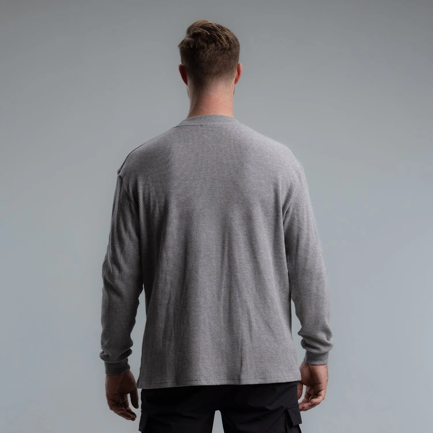 Italic Waffle Long Sleeve Tee Men's