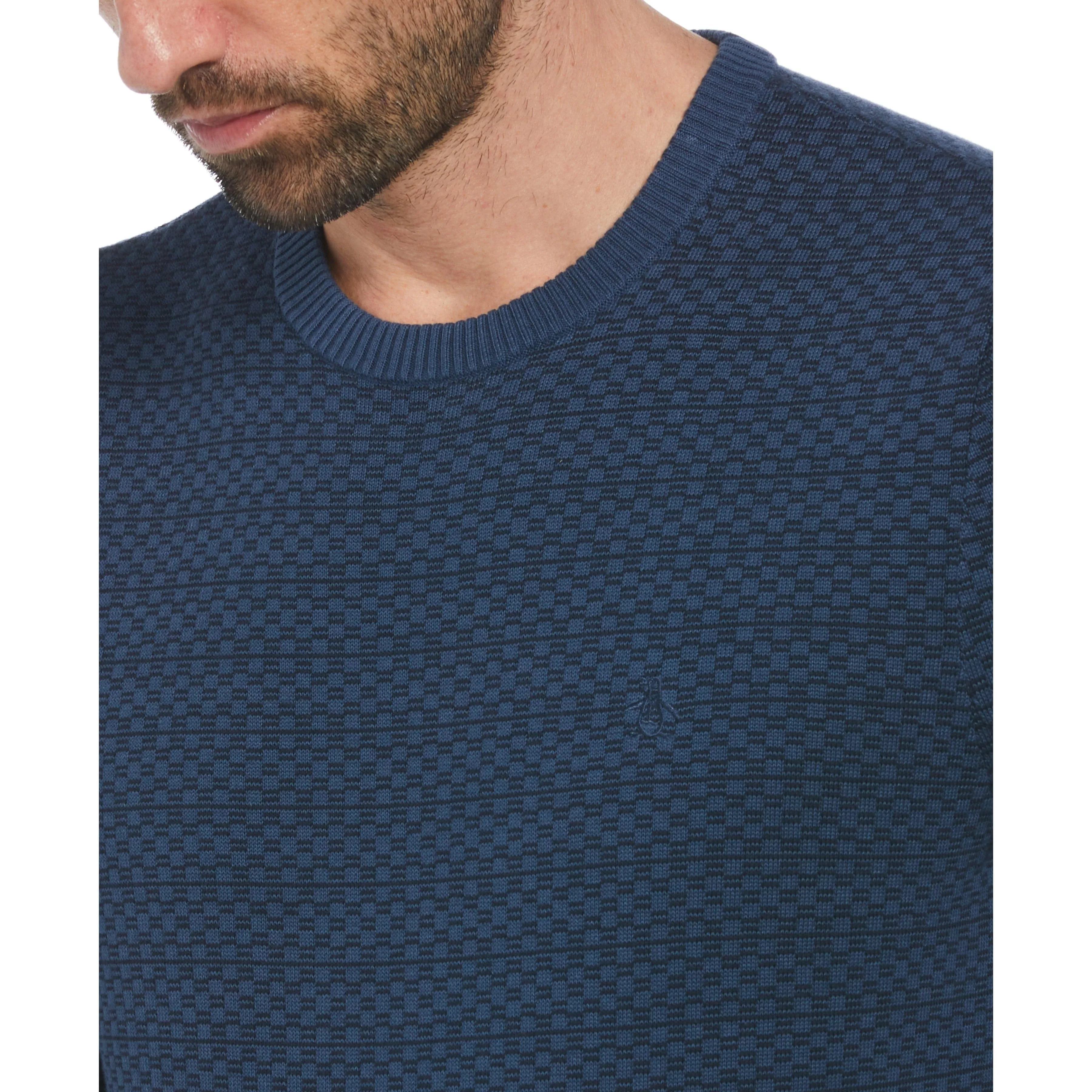 Jacquard Check Sweater