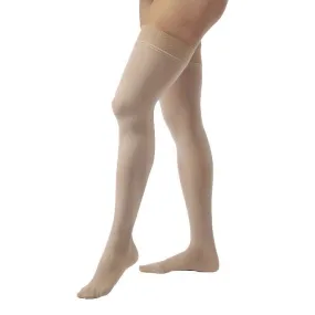 Jobst Opaque Closed Toe Thigh Highs w/ Silicone Dot Band - 20-30 mmHg