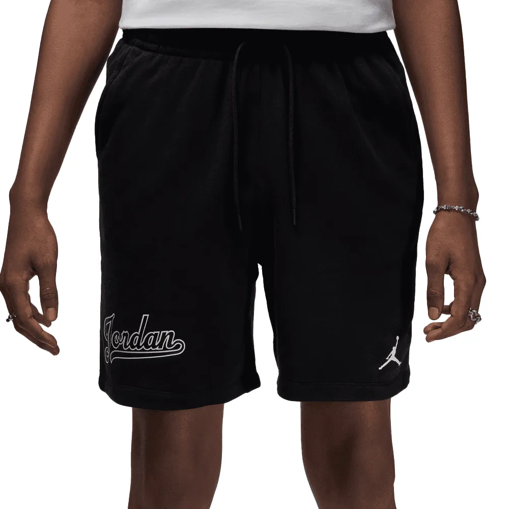 Jordan Flight MVP Fleece Shorts 'Black/White'