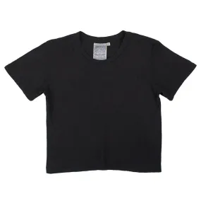 Jungmaven | Ojai Crop Tee in Black