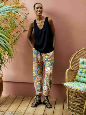 Marlin Organic Cotton Jersey Floral Lounge Pant - Multi