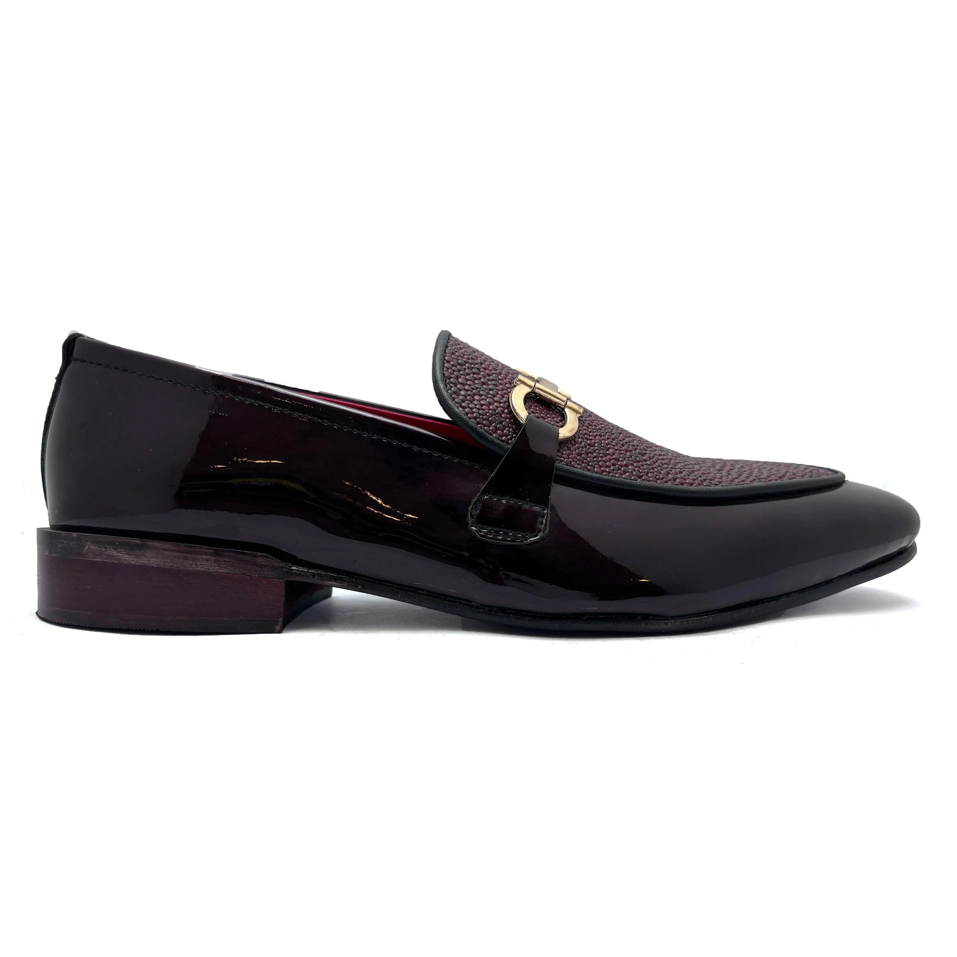 Maroon Formal Slip On