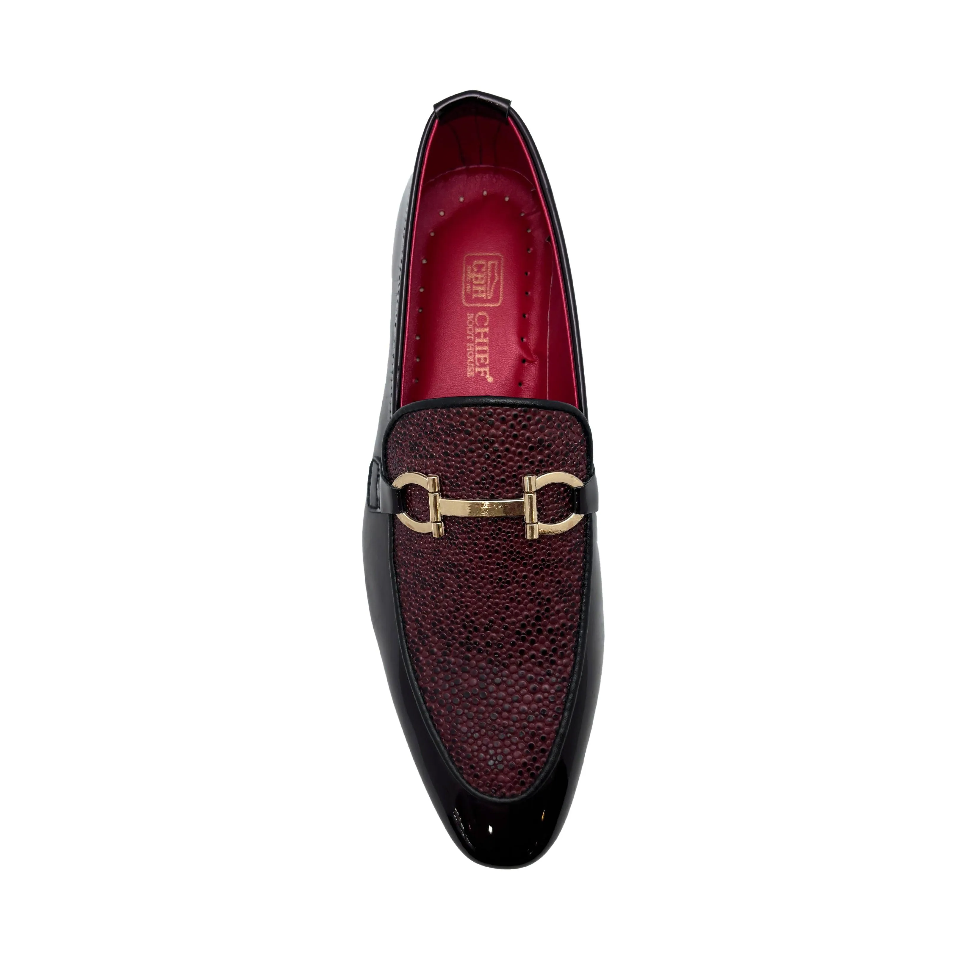 Maroon Formal Slip On