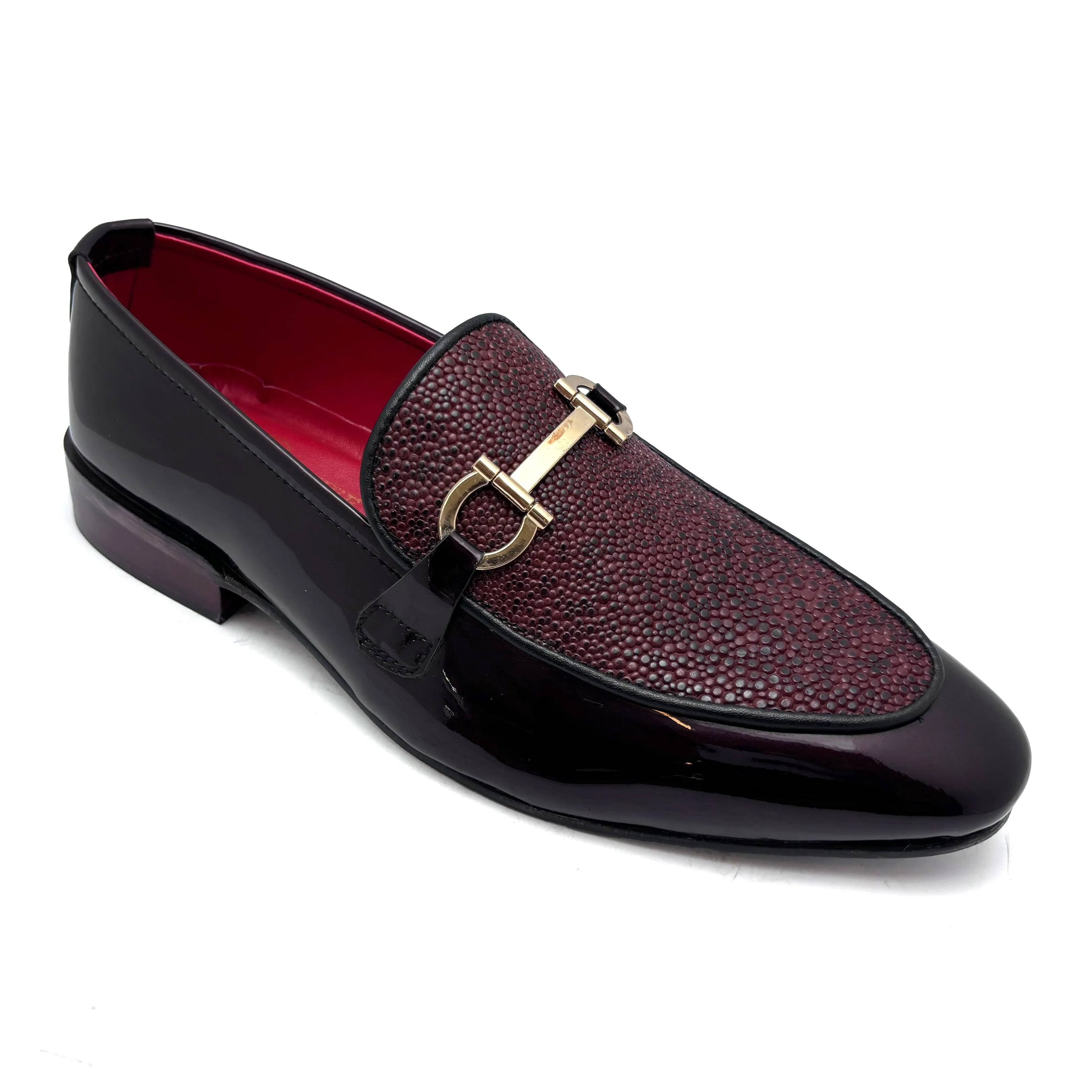 Maroon Formal Slip On