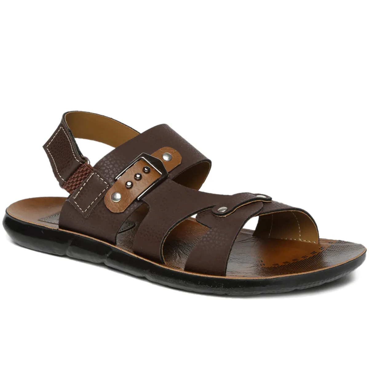 Men's Brown Slickers Sandals