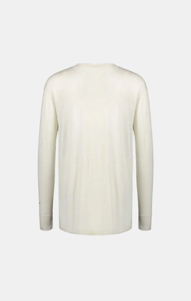 Merino Long Sleeve Tee | Capsize - Off White - Men's