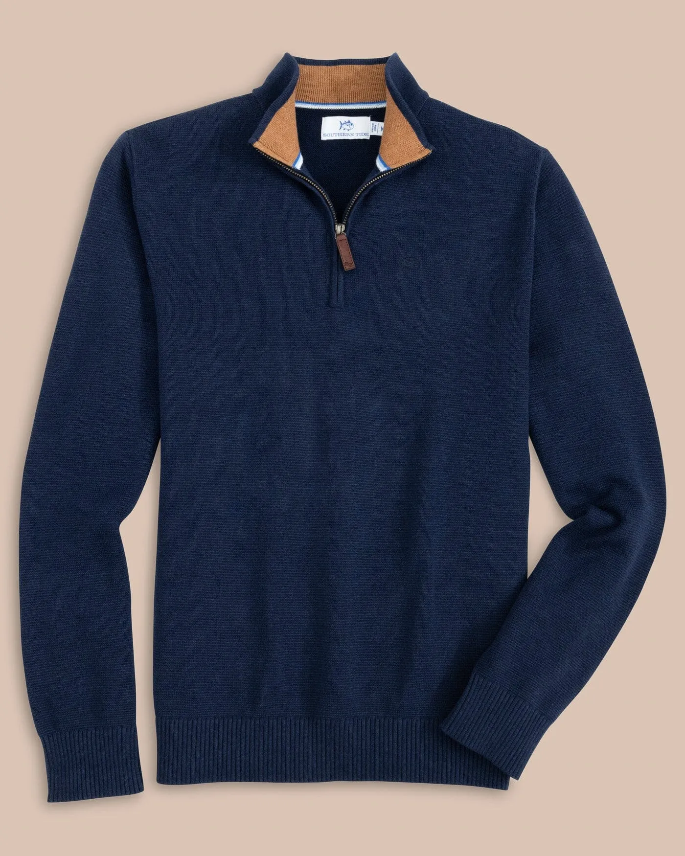 Oakatie Heather Quarter Zip Sweater