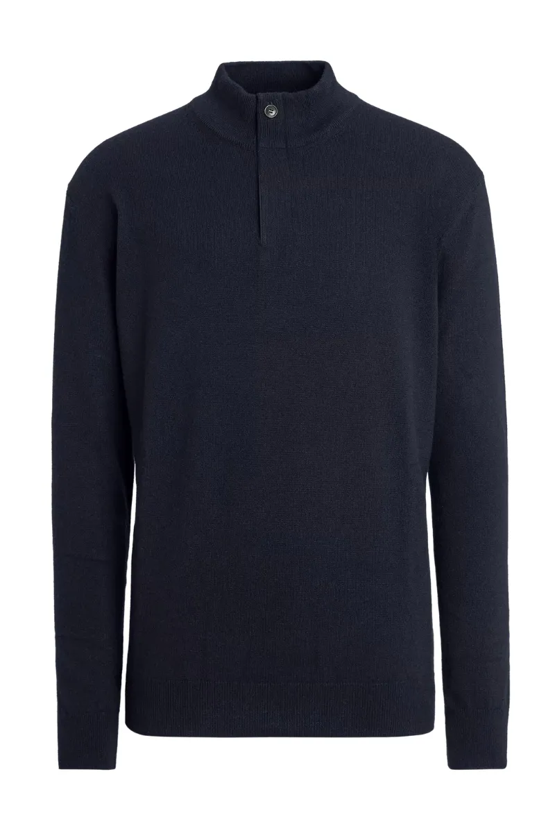 Oasi Cashmere Zip Mock Sweater