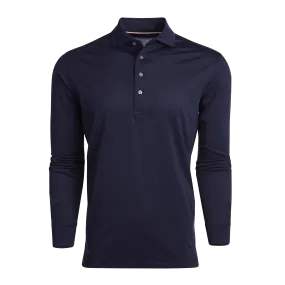 Omaha Long Sleeve Polo (Maltese Blue)