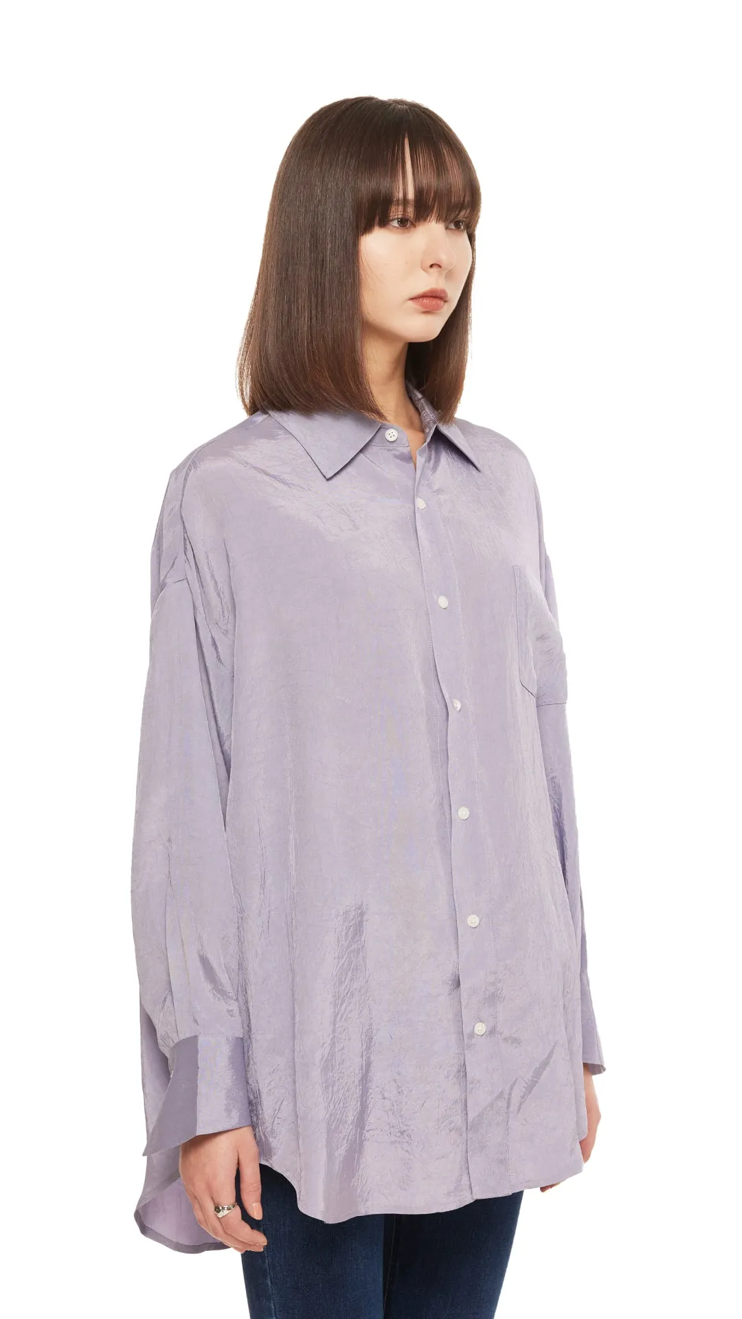 Oversized Acetate Shirt