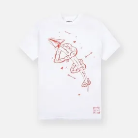 Paper Planes Love Note Tee- WHITE