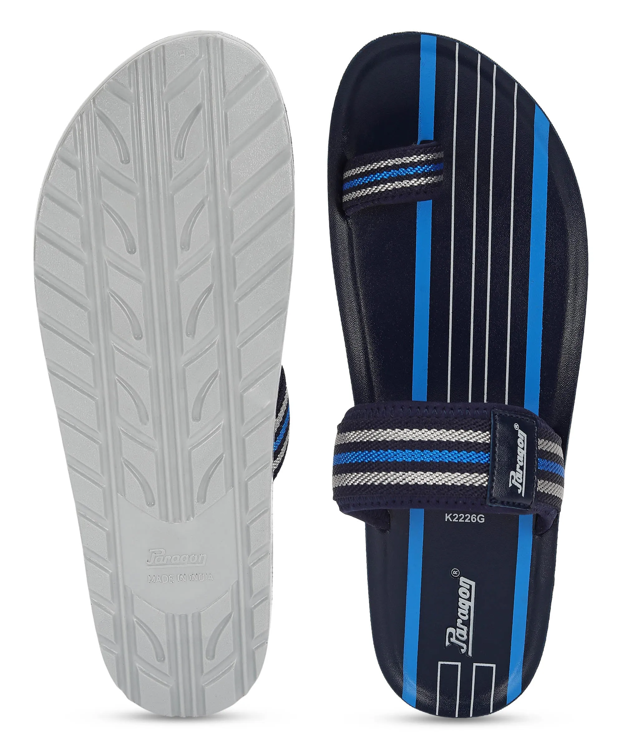 Paragon PUK2226G Men Stylish Lightweight Flipflops | Comfortable with Anti skid soles | Casual & Trendy Slippers | Indoor & Outdoor