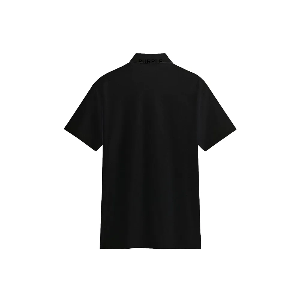 Pique Knit Polo 'Black'