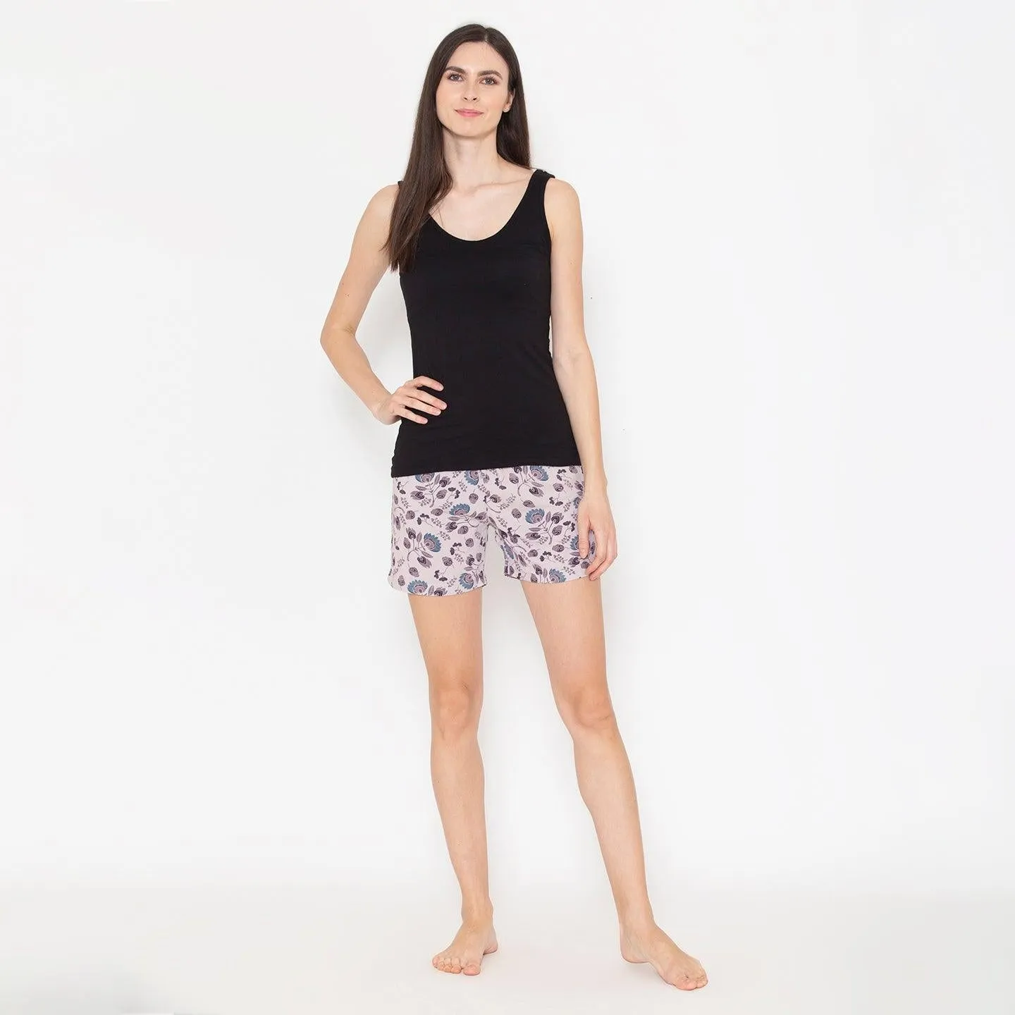 Printed Lounge Shorts For Women