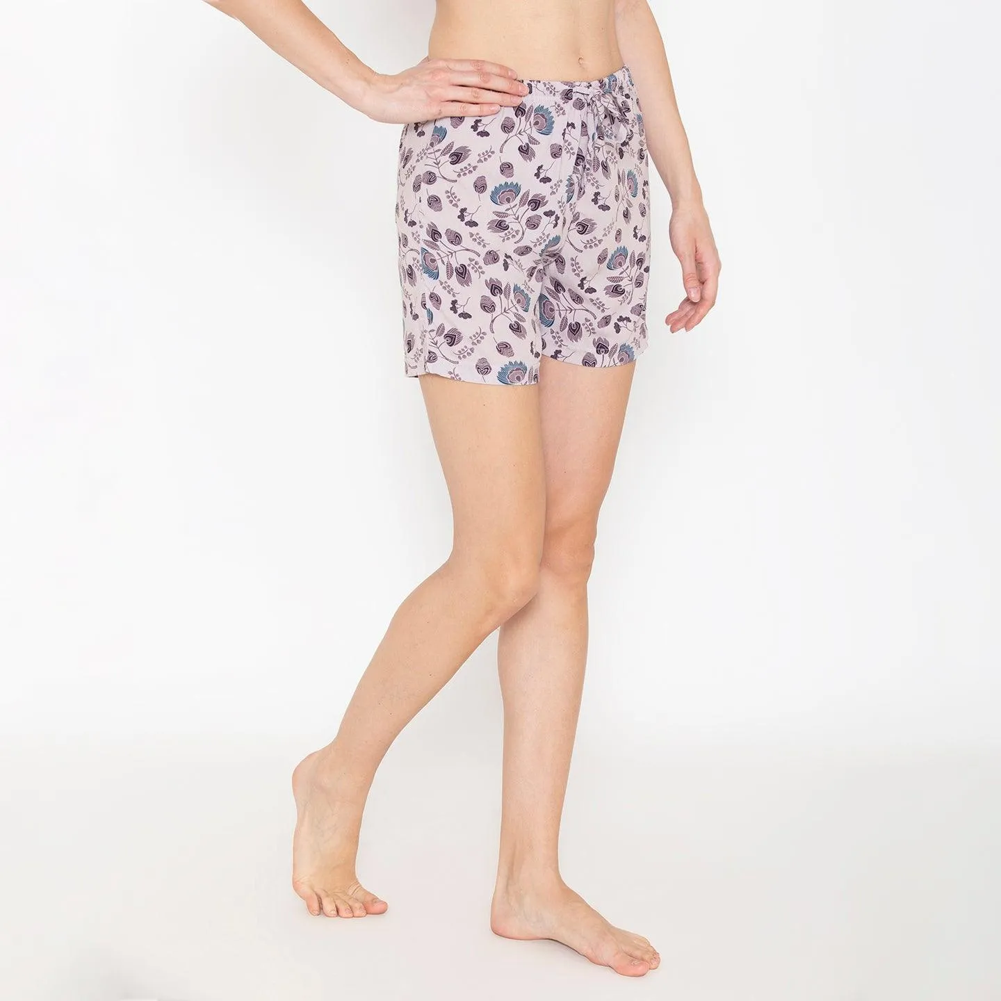 Printed Lounge Shorts For Women