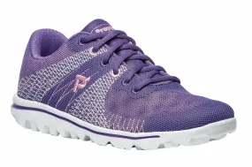 Propet Women Active Walking Shoes - TravelActiv Knit WAT002K- Purple/Pink