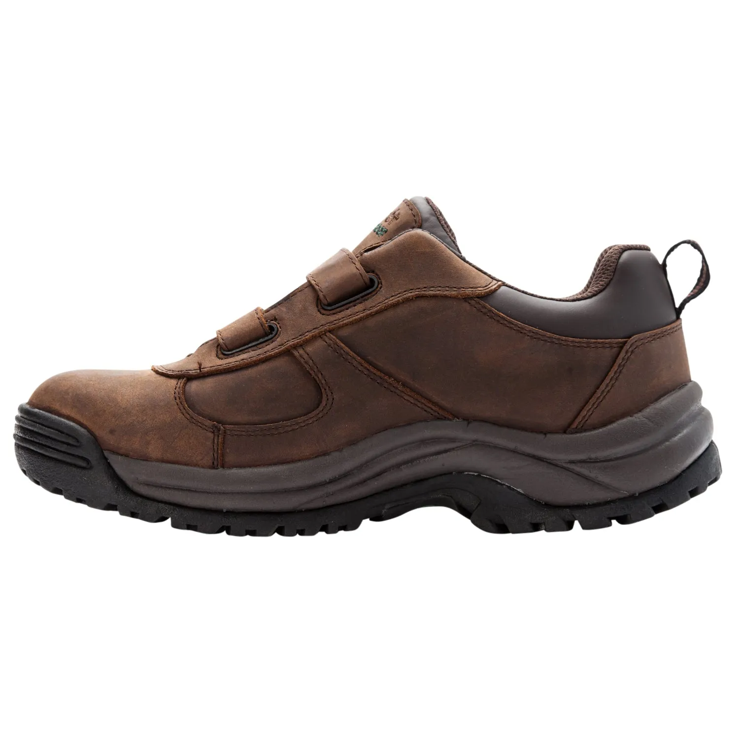 Propet's Men Diabetic Work Boot - Cliff Walker Low Strap MBA023L- Brown Crazy Horse