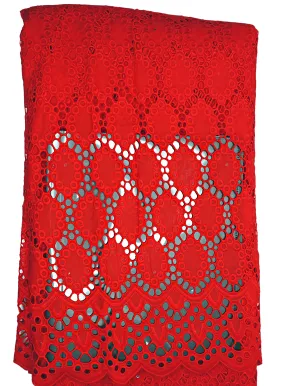 Red Lace, Oval Print, RL- 10