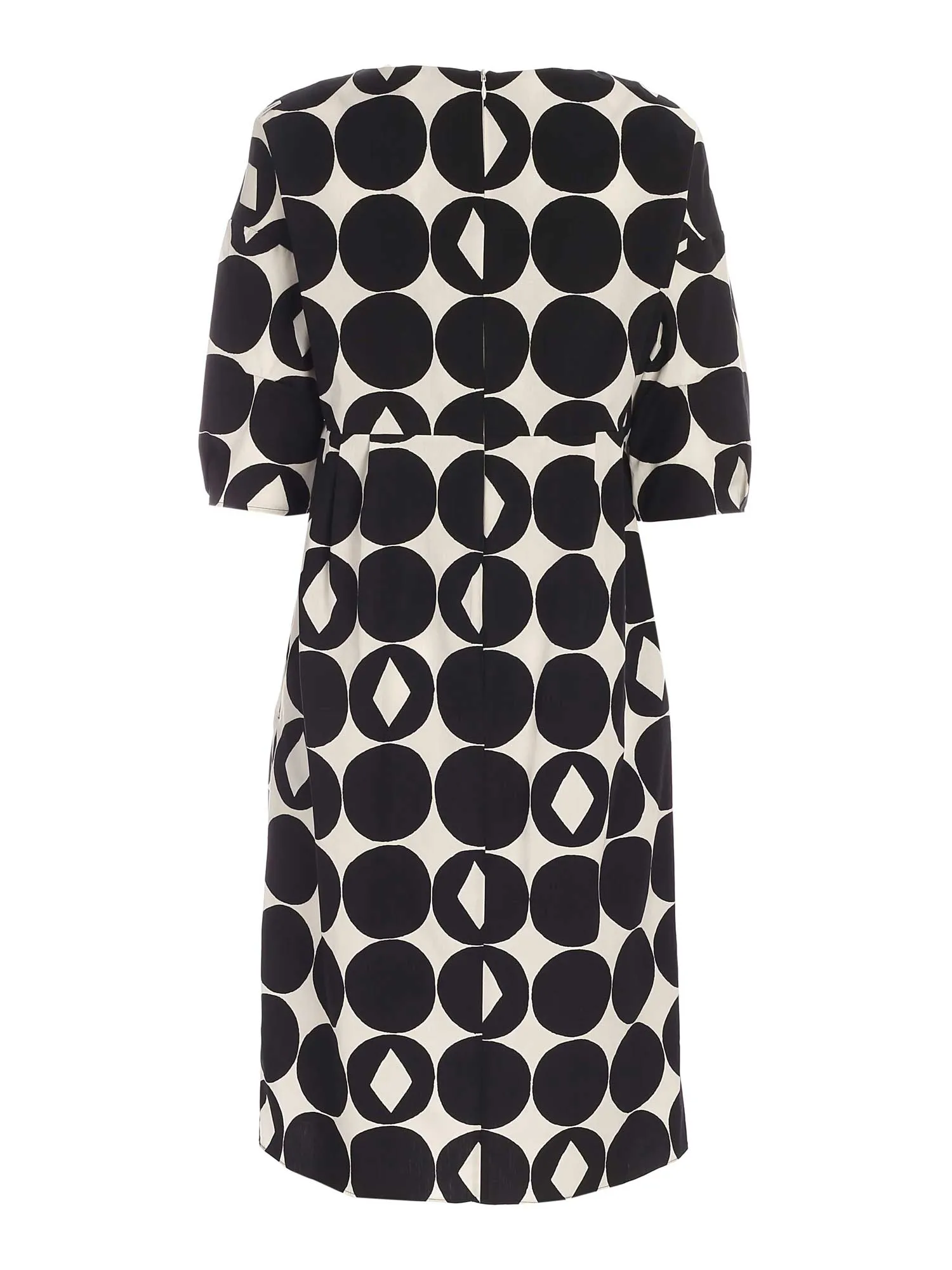 'S Max Mara Graphic Print Midi Dress