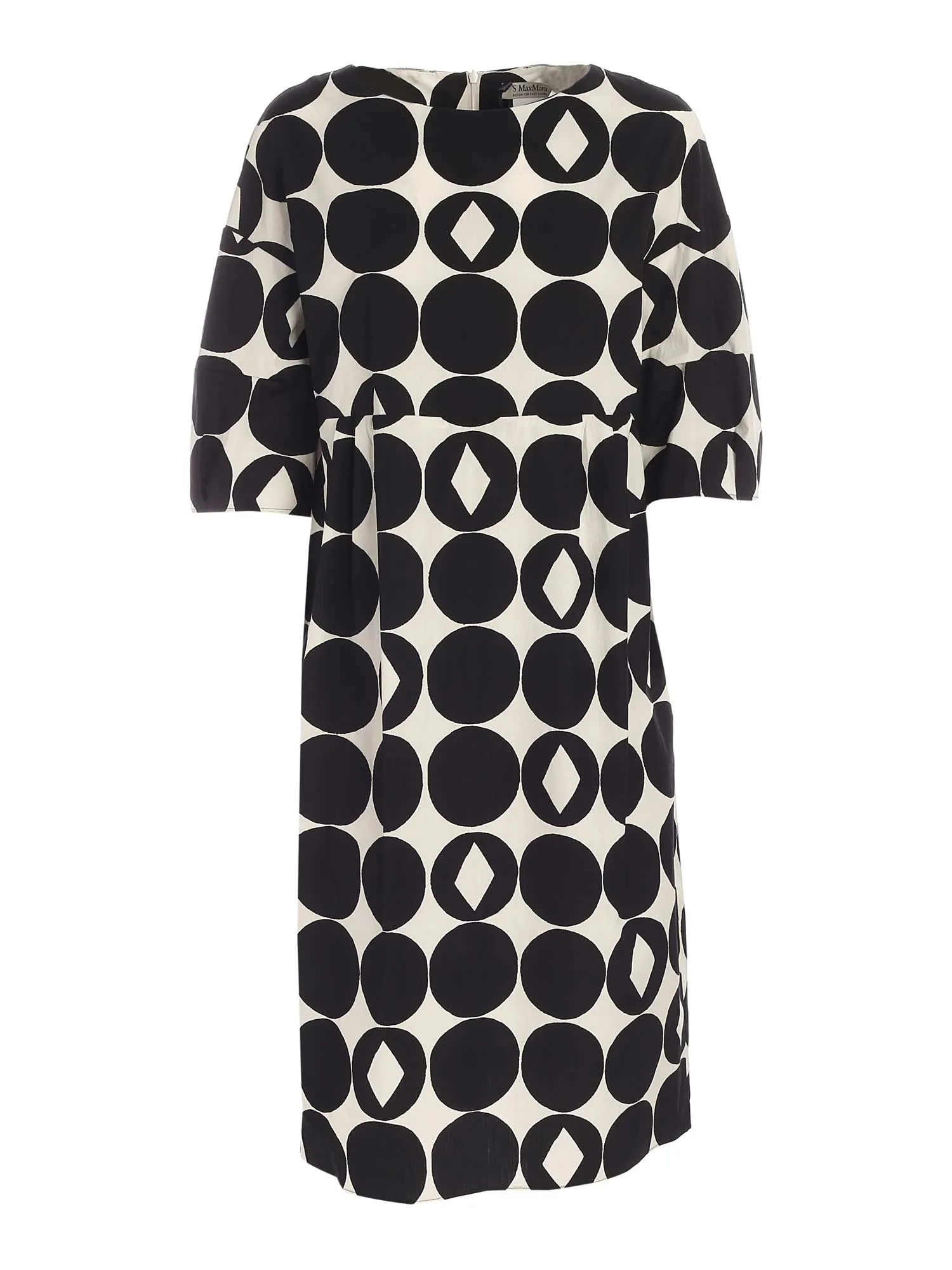 'S Max Mara Graphic Print Midi Dress