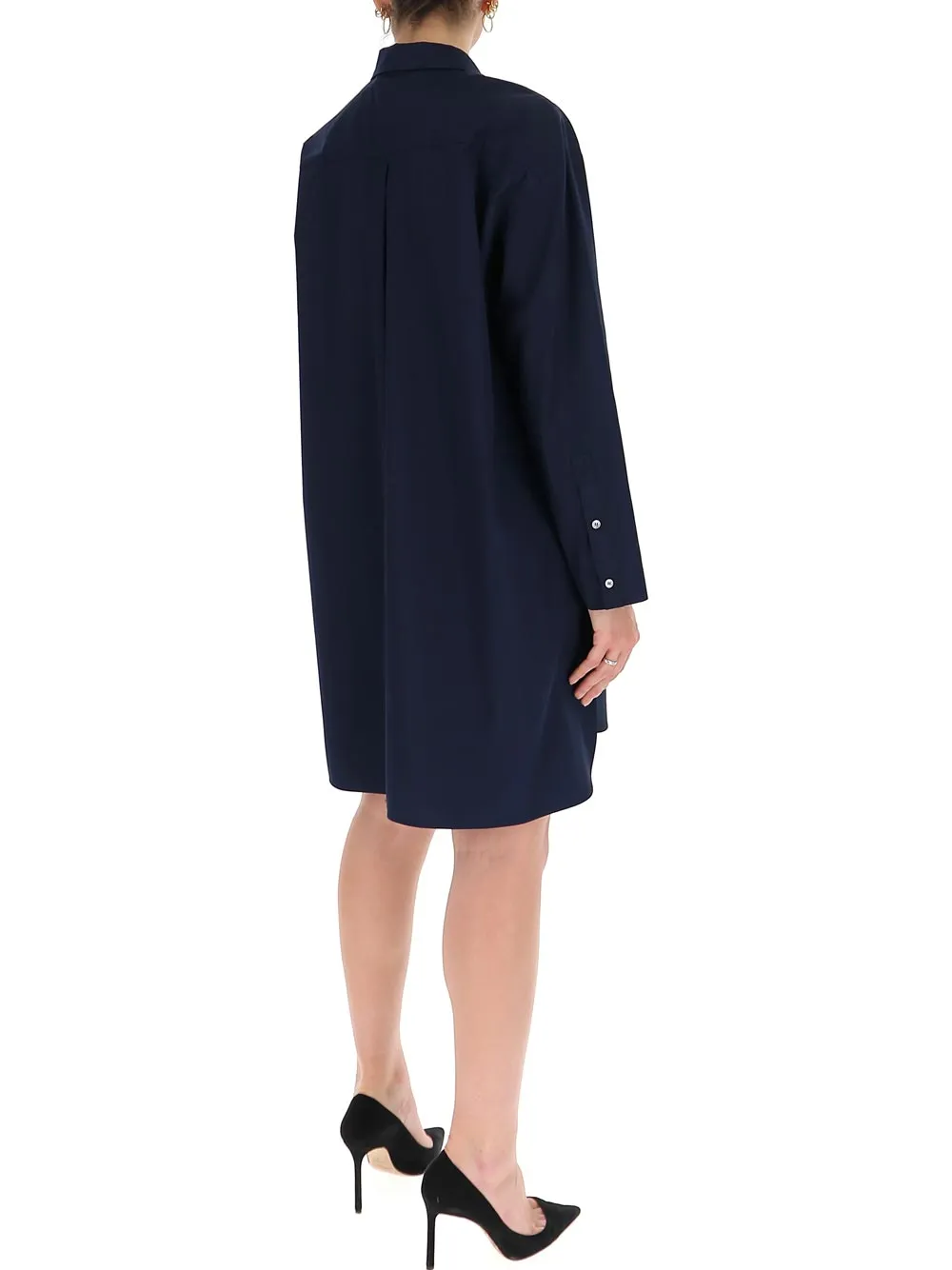 'S Max Mara Long-Sleeve Shirt Dress