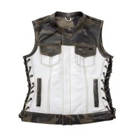 Scout - Women's Club Style Motorcycle Leather Vest (Limited Edition)