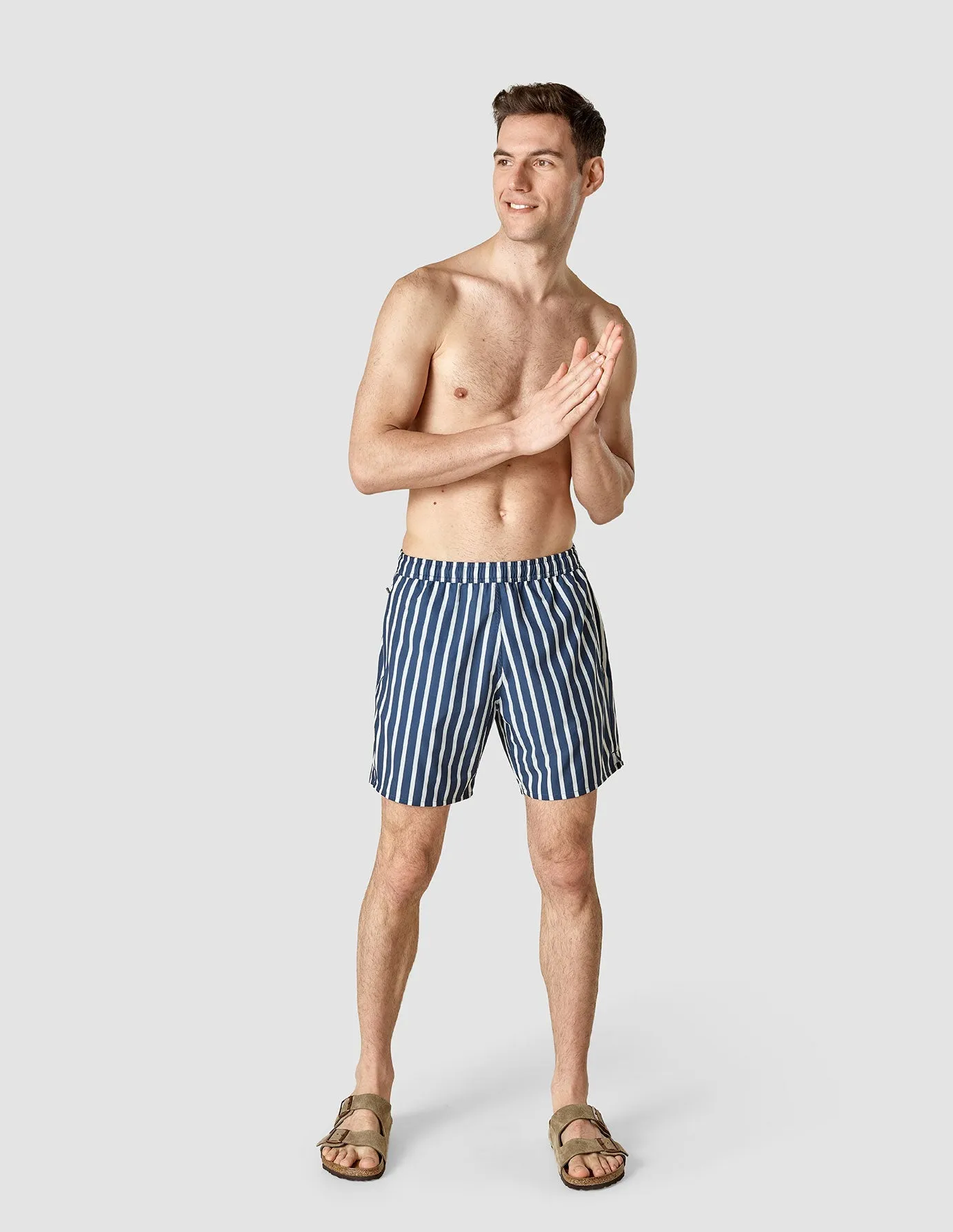 Swim Shorts Navy Stripe