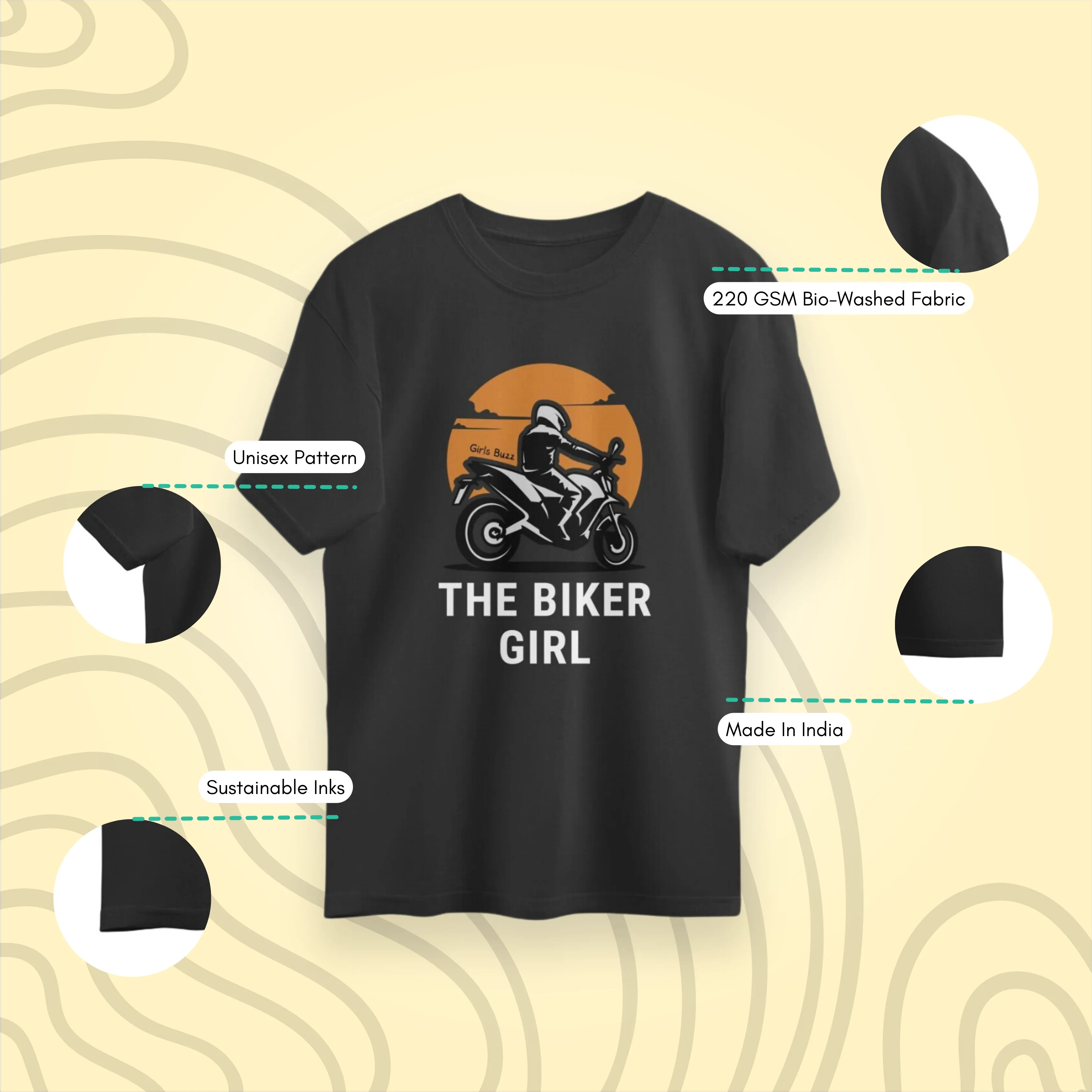 The Biker Girl Oversized T-shirt